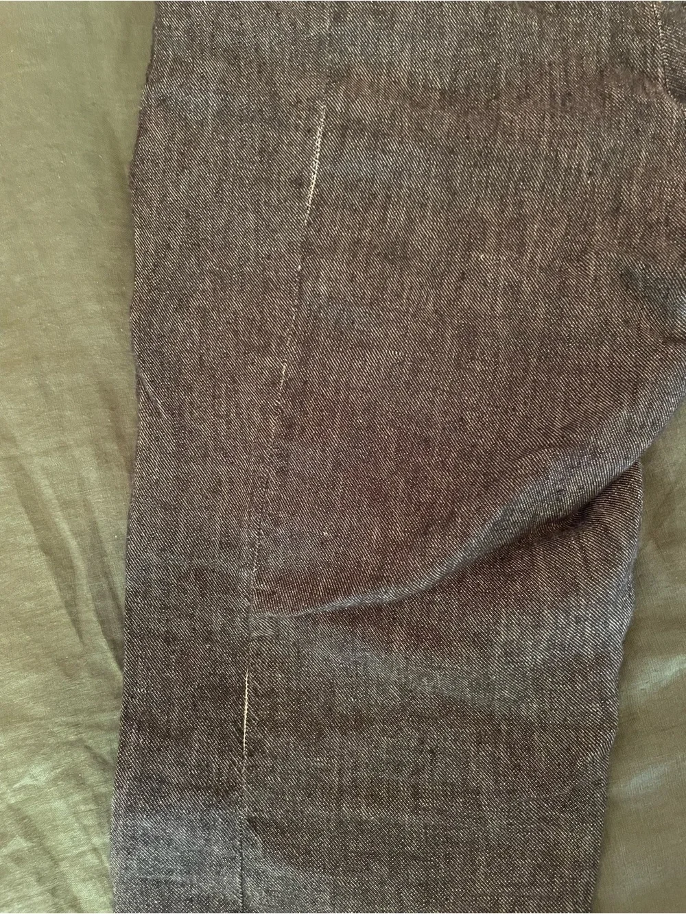 Transit Linen Pants in Heathered Gray